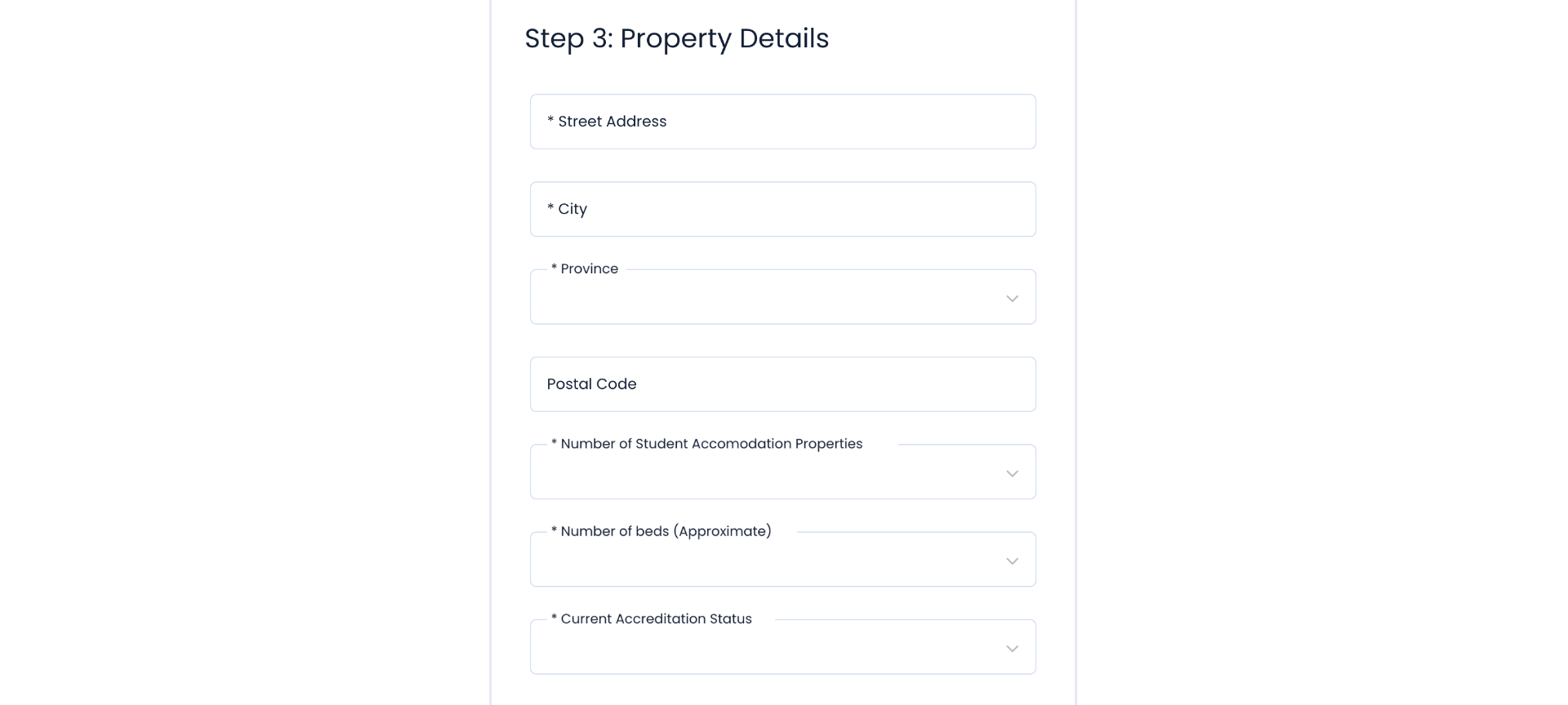 Application step 3